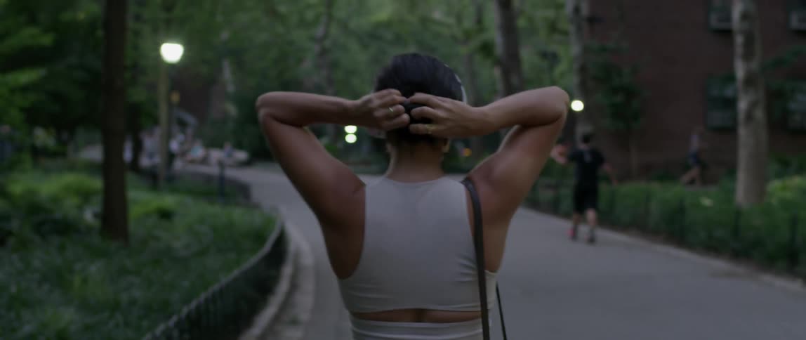 Woman Dancing In New York City