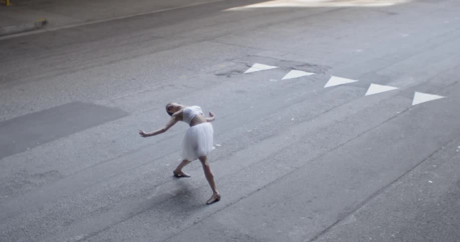 Ballerina Dancing In The City