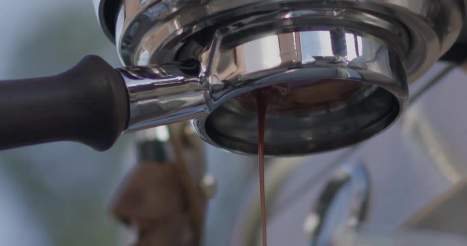The faucet is pouring liquid below