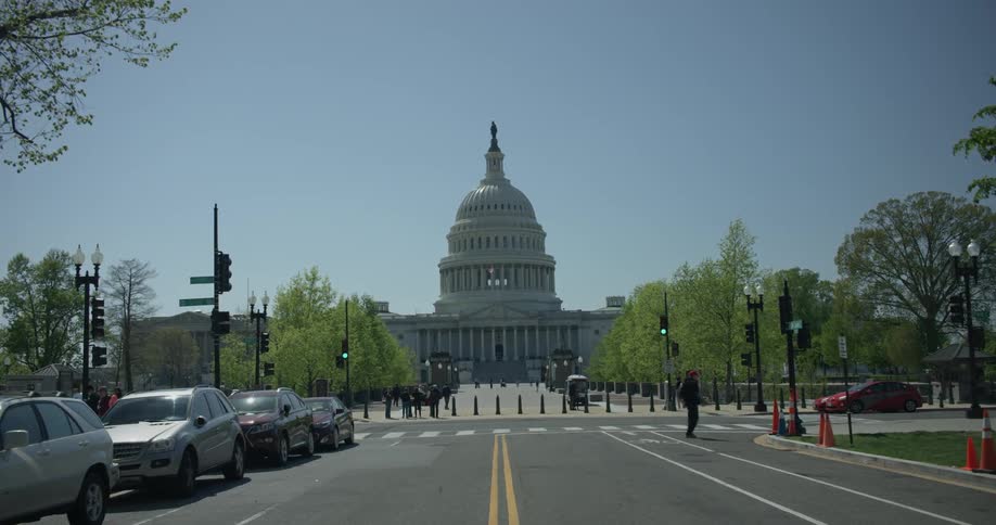Man In Suit Working In Washington Dc
