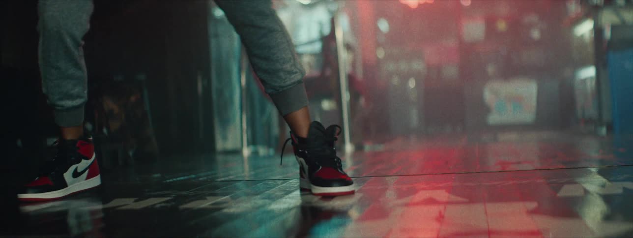 Woman works out with an exercise ball