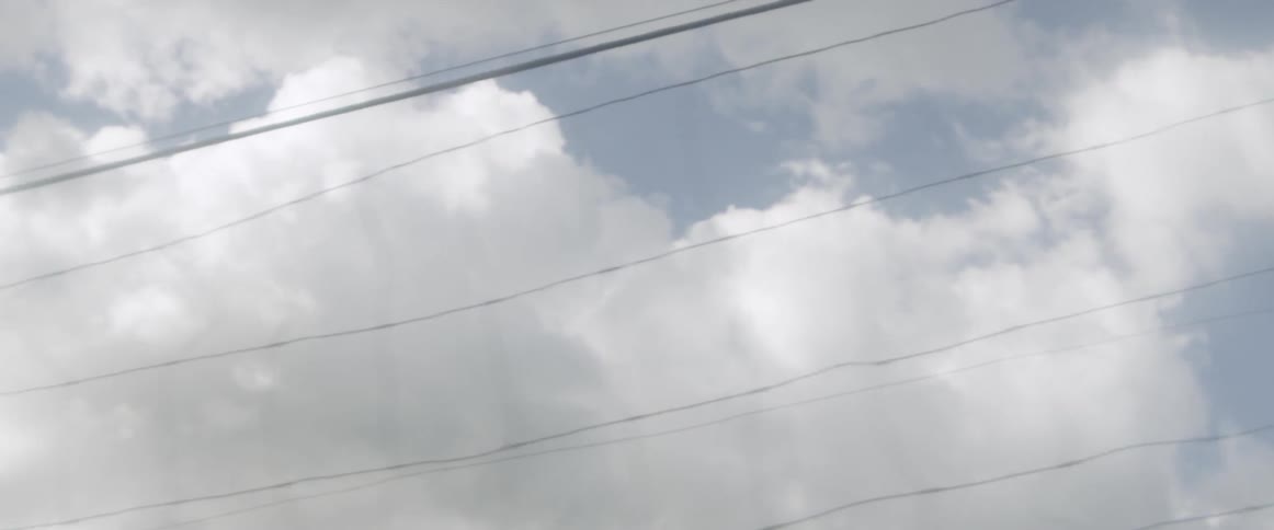 View of the sky over a city
