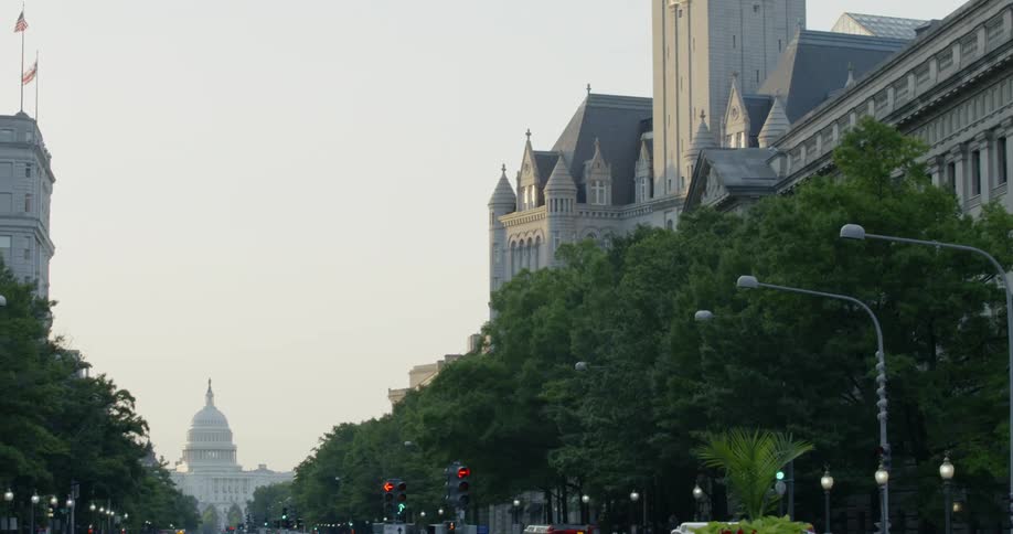 View of clock tower in washington d.c