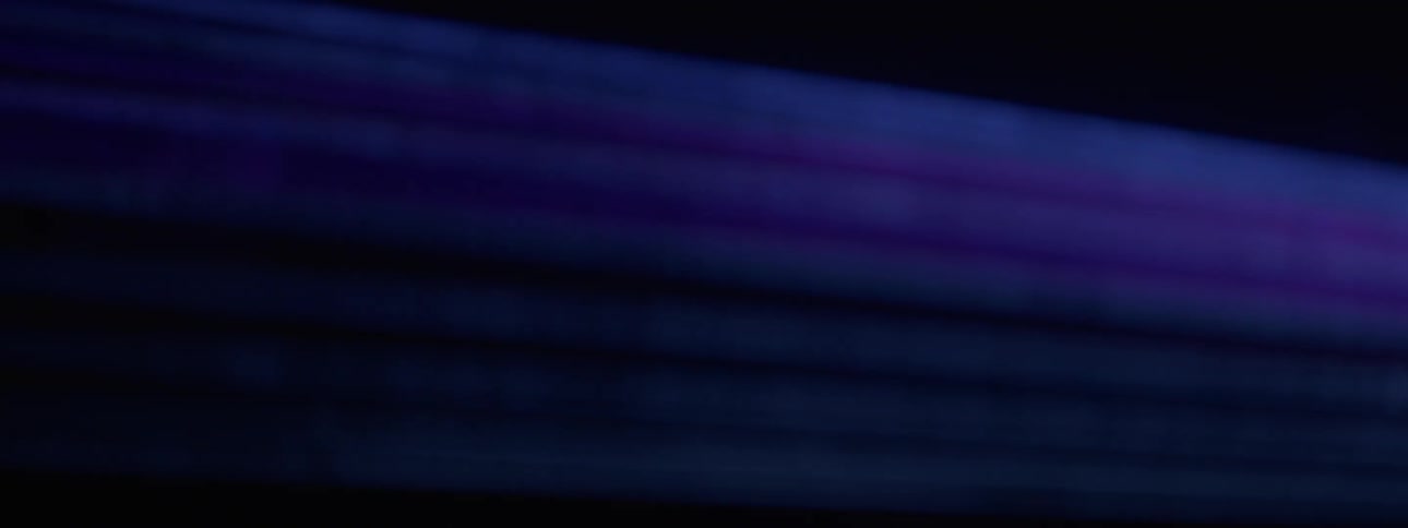 Lines of blue light on a black background