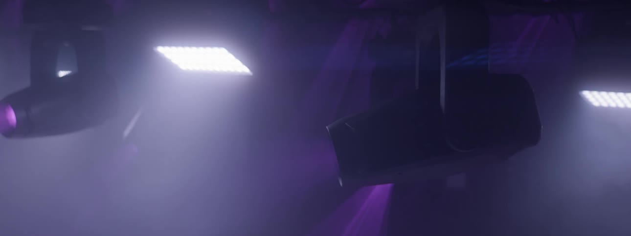 Spotlights rotate