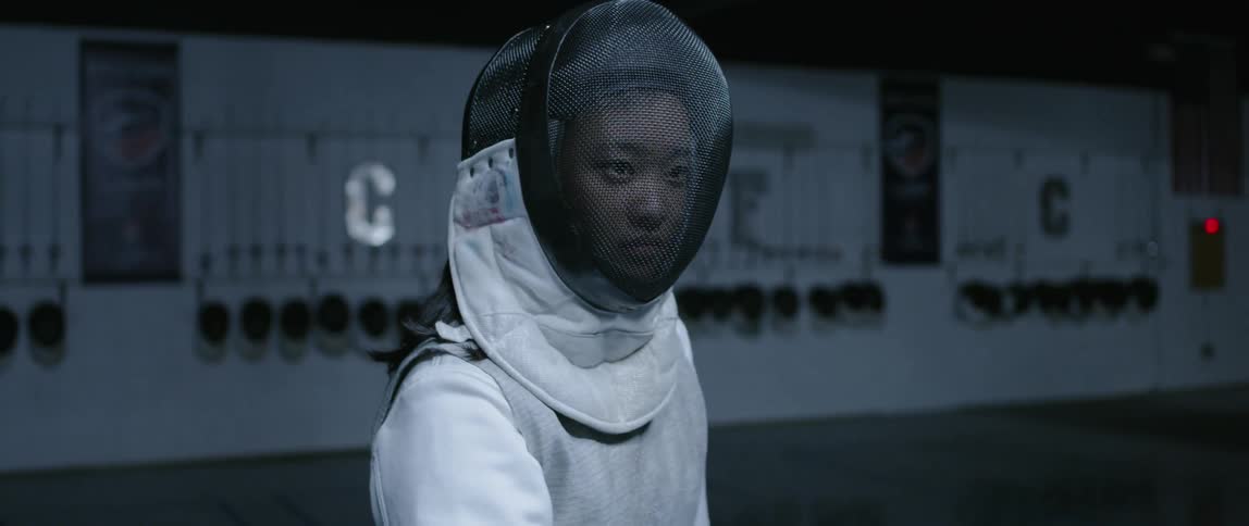 Woman Fencing