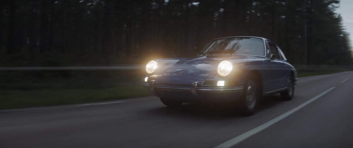 Driving Through Foggy Swedish Forest
