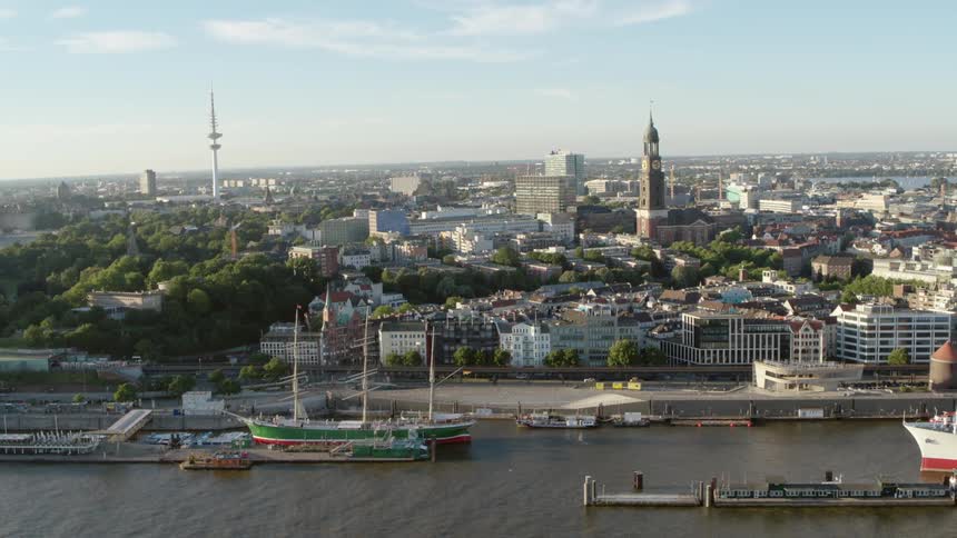 Hamburg Harbor Aerials