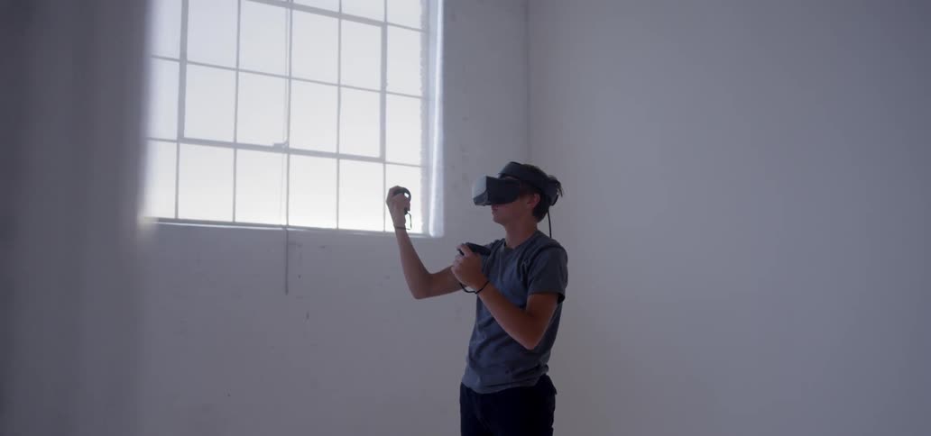 Boy In Vr Headset