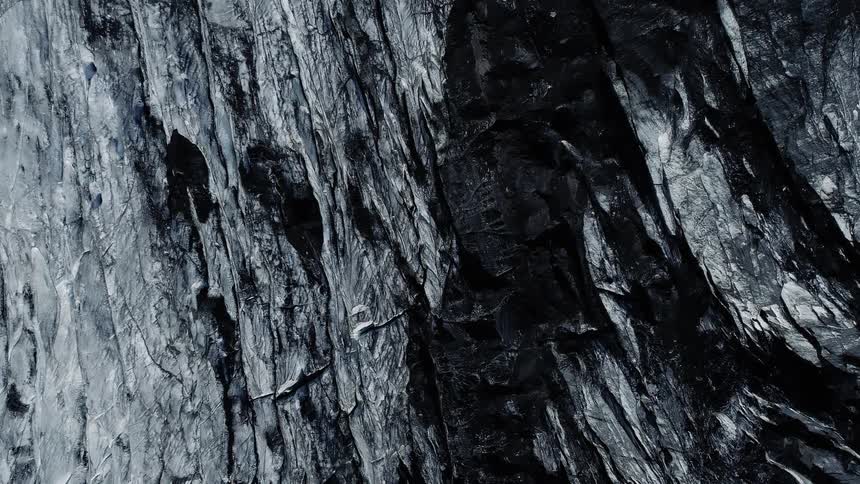 The mountain is steep and rigid