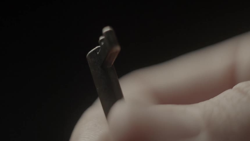 Person holding a skeleton key