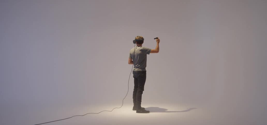 Boy In Vr Headset