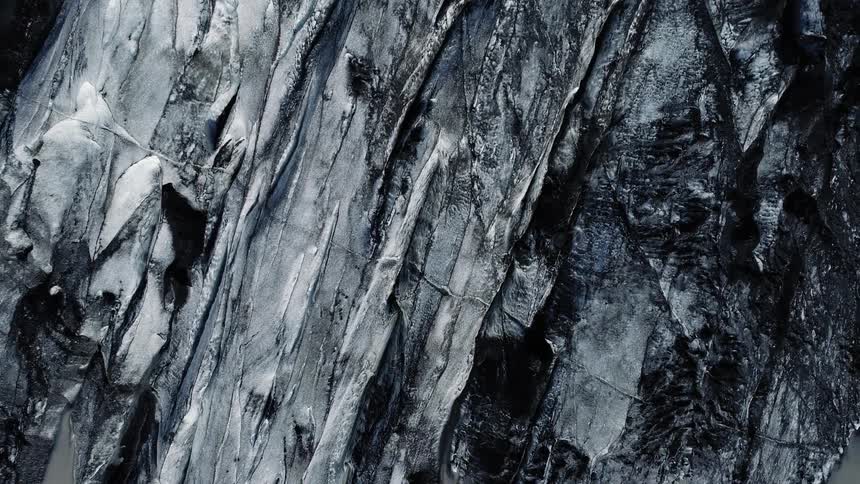 Large gray rock formations cover the landscape