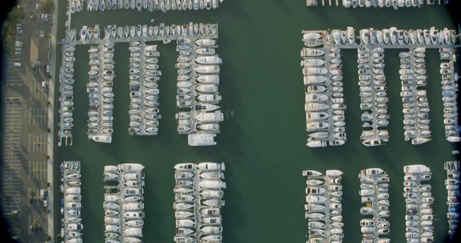 Boats Docked in Marina, Dana Point