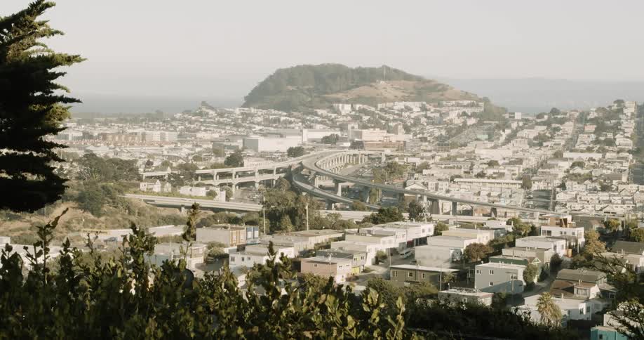 View of a busy city during the day