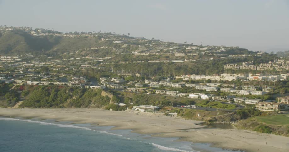 Houses Overlooking Ocean in Laguna Beach