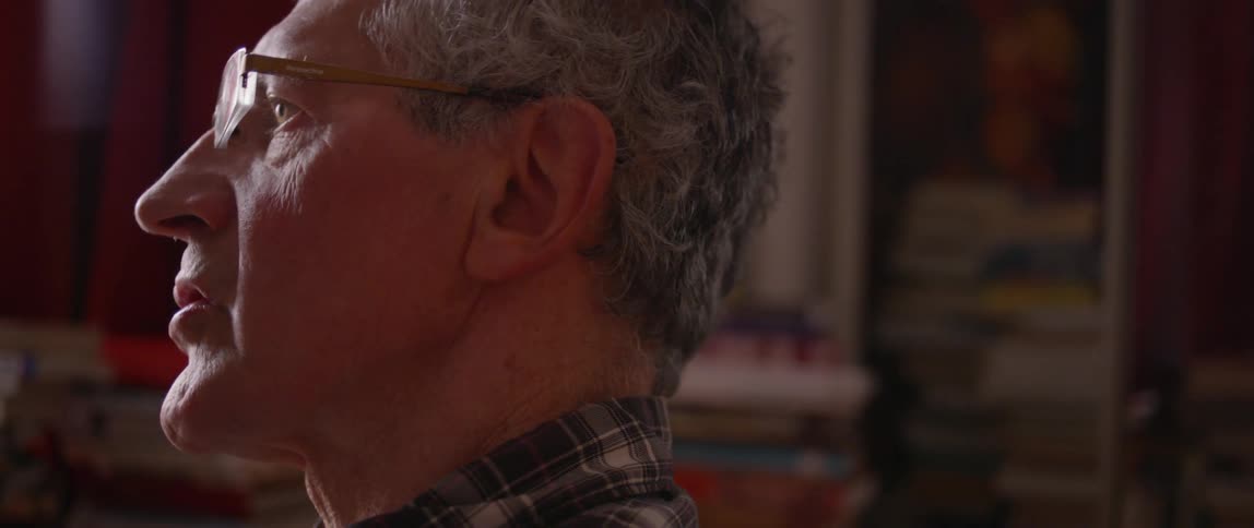 A man is talking in the room