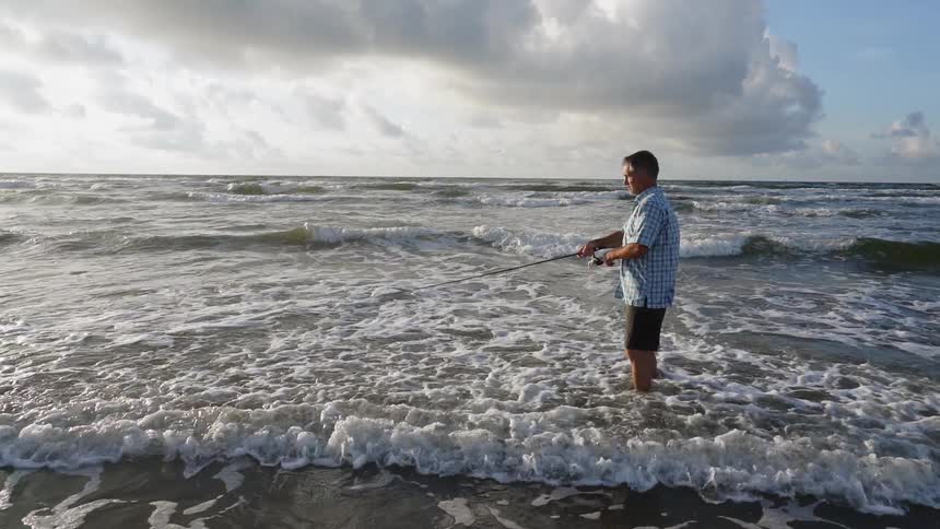 Coastal Fishing And Surfing