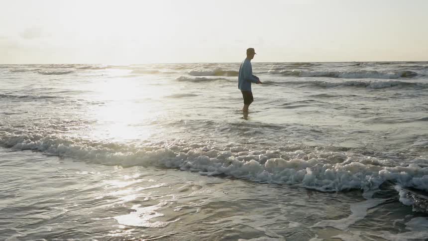 Coastal Fishing And Surfing