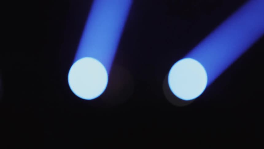Lights flash in the dark