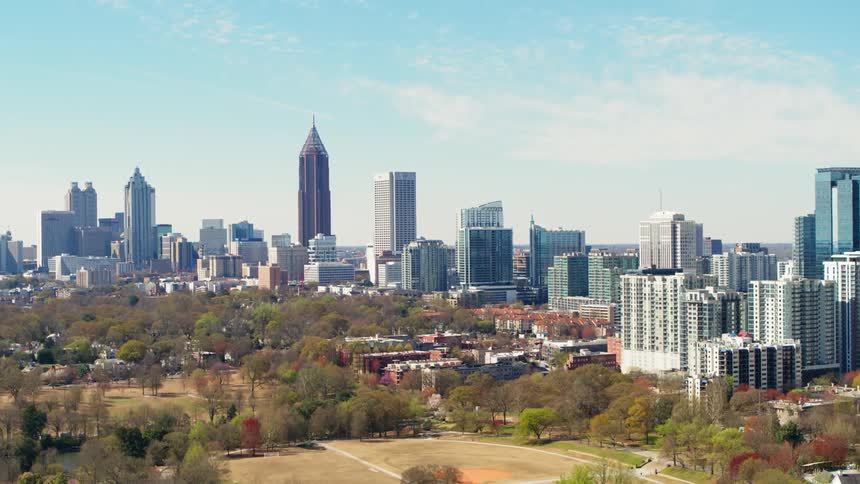 Downtown Atlanta Aerials
