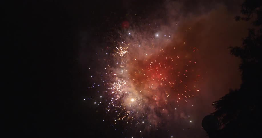 Large firework display