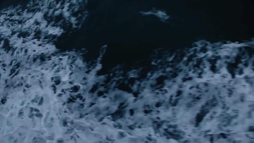 Waves flow on an ocean