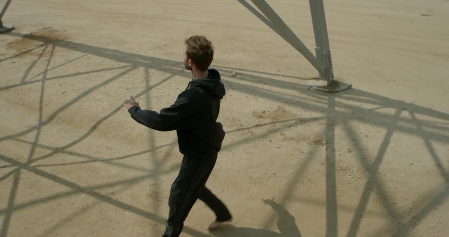 Man On Rooftop