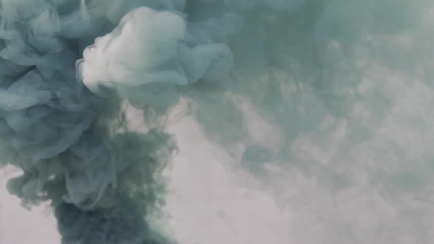 The smoke rises fast in the room