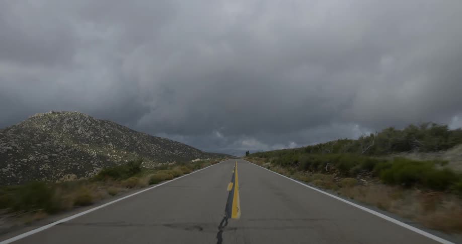 Driving Through Countryside