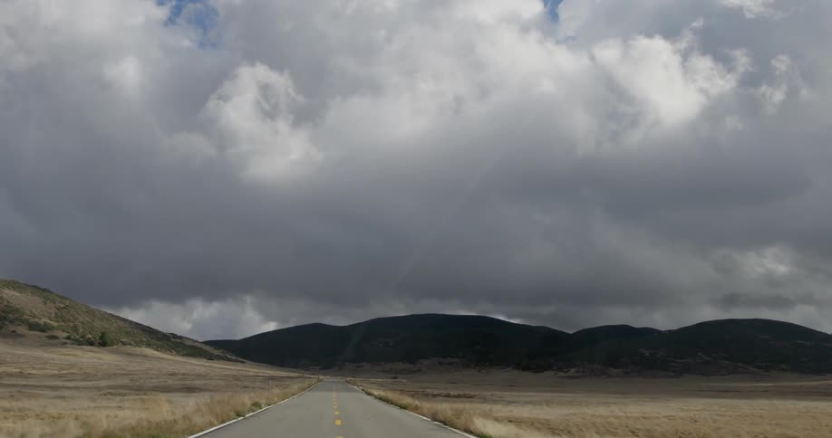 A cloud day in the mountains