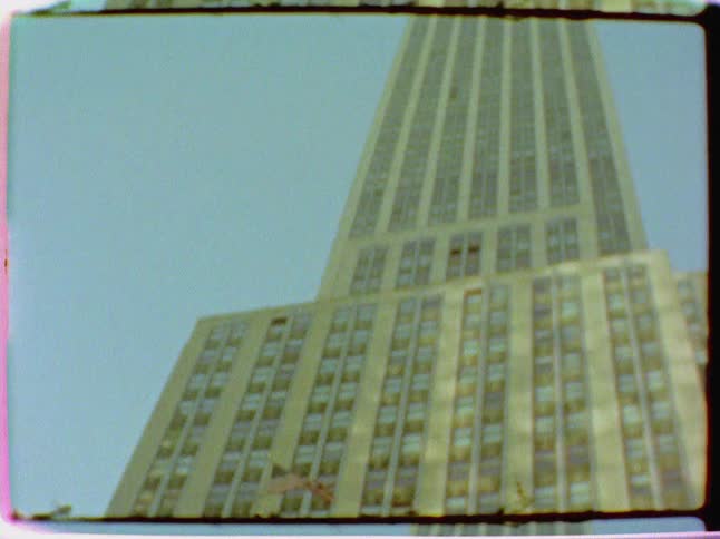 Tall building panned from bottom to top