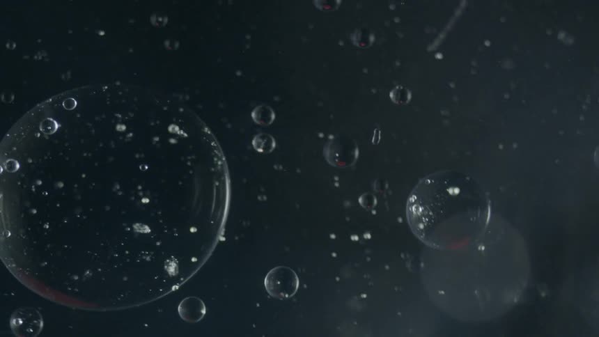 The large bubbles float all around