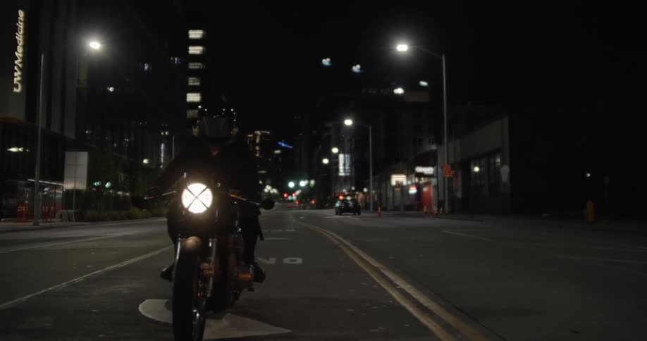 Man Riding Motorcycle
