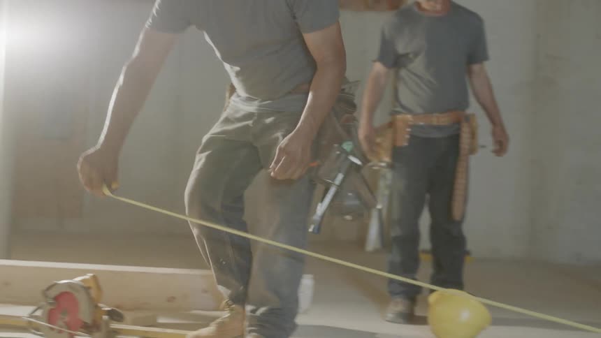 Construction Workers On Site