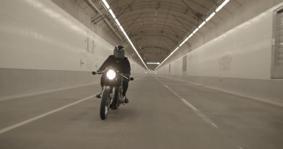 Man Riding Motorcycle