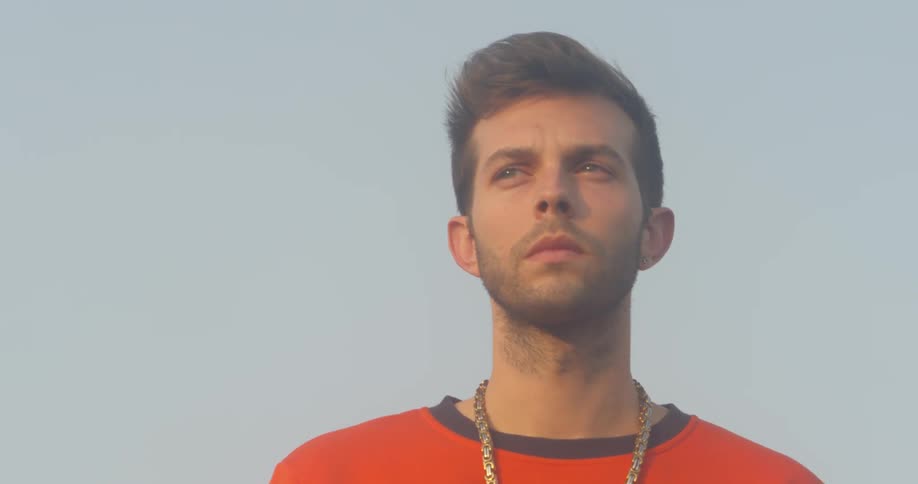 Man On Rooftop
