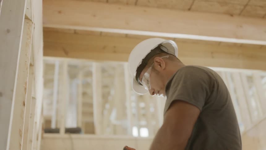 Construction Workers On Site