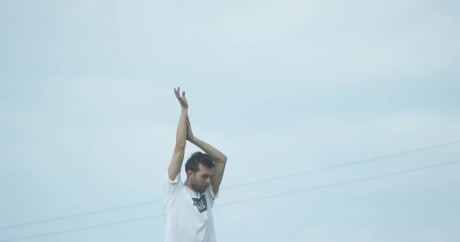 Man On Rooftop