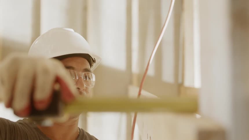 Construction Workers On Site