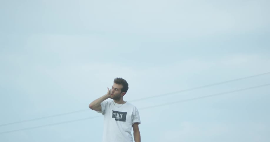 Man On Rooftop