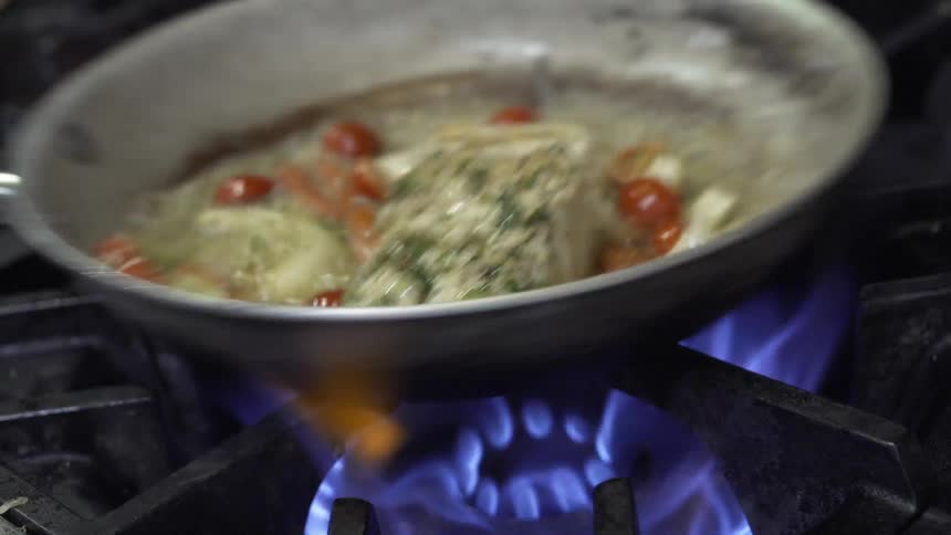 Chef Cooking Food