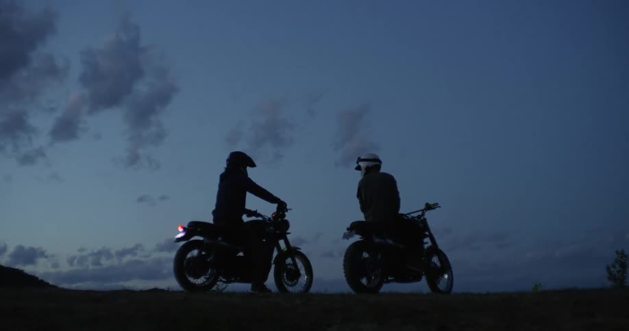 Friends On A Motorcycle Road Trip
