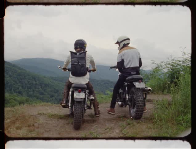 Friends On A Motorcycle Road Trip Film