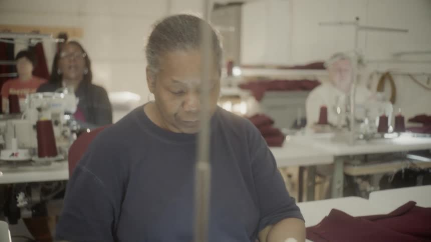 People Working In Garment Factory