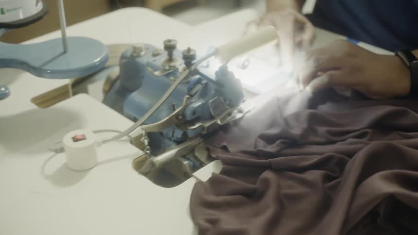 People Working In Garment Factory