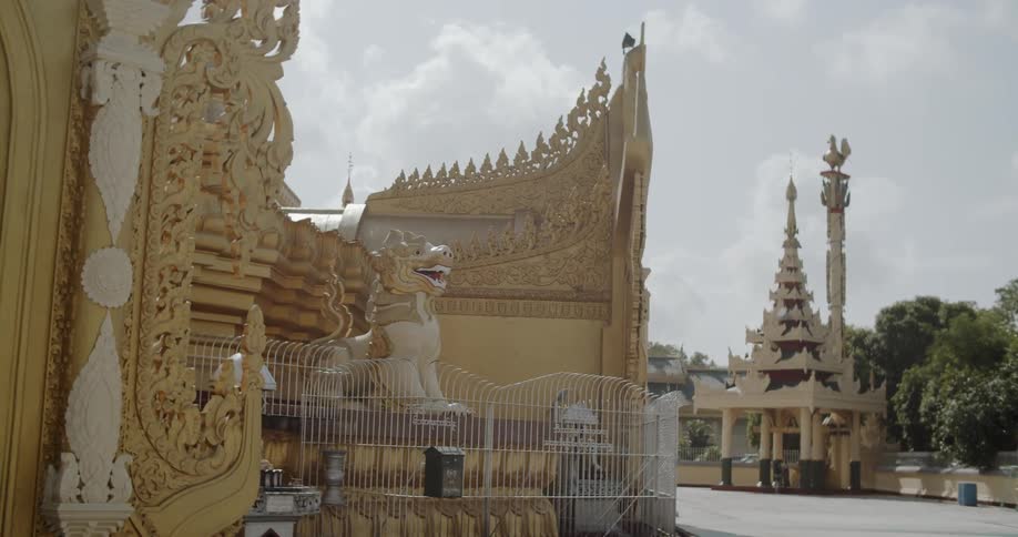 The statue in front is of a dragon