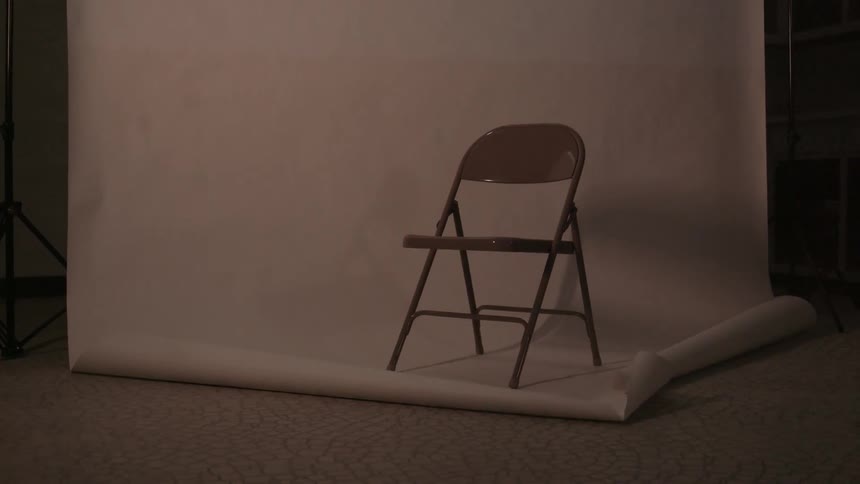 Chair in front of a background