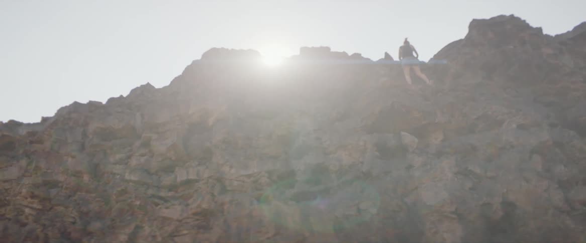 Woman Taking Photographs And Exploring Canyons