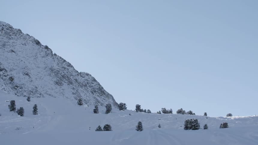 Ski Resort Mountain Aerials